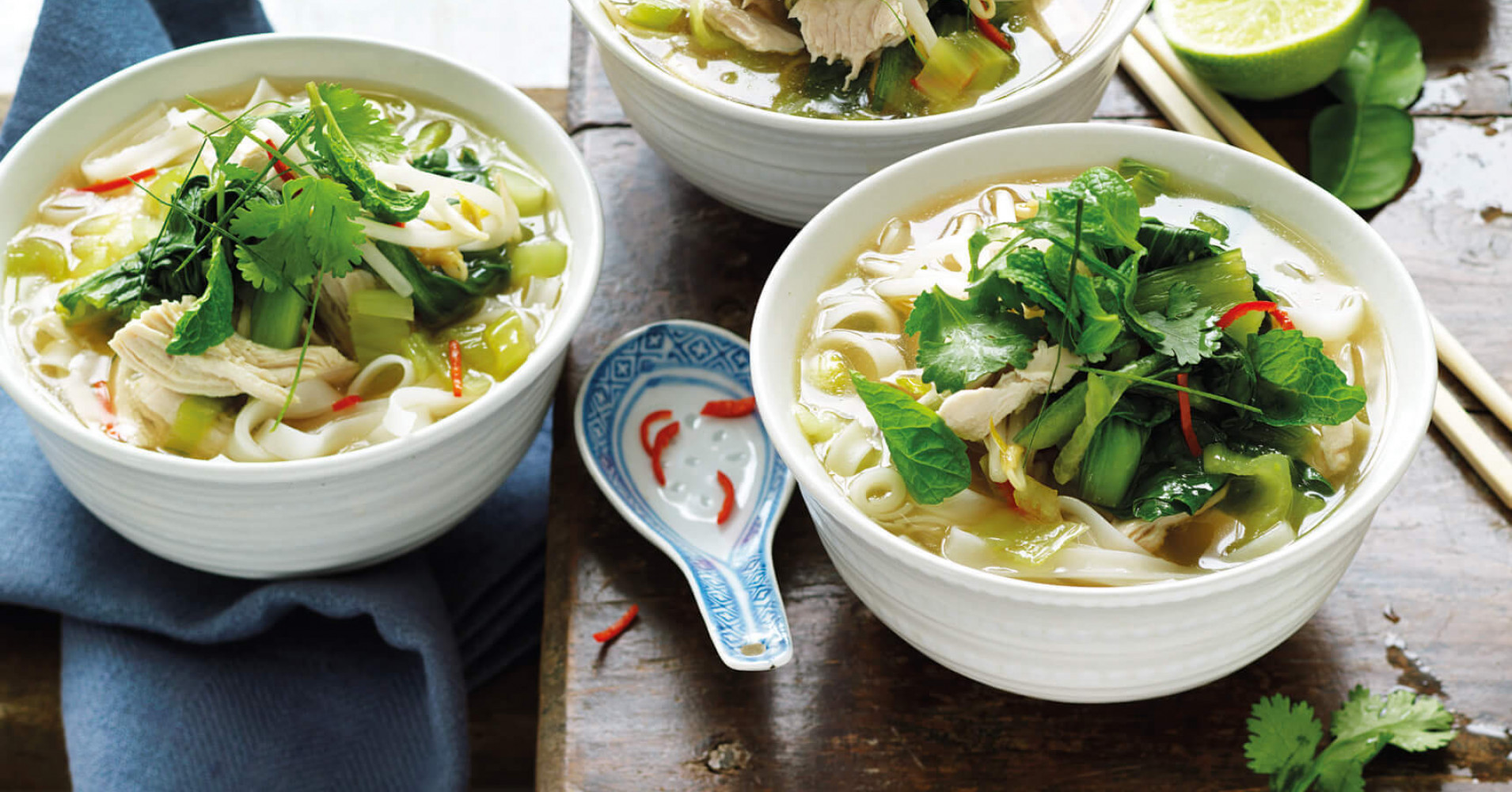 Hot and Sour Bok Choy, Chicken and Noodle Soup Recipe myfoodbook